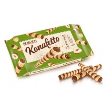 Трубочки вафельные Konafetto с ореховой начинкой 140г